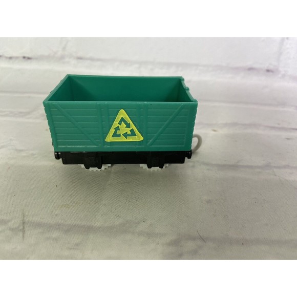 Thomas the Train & Friends Recycle Recyling Car Cargo Tender Green Fisher Price - Picture 1 of 7
